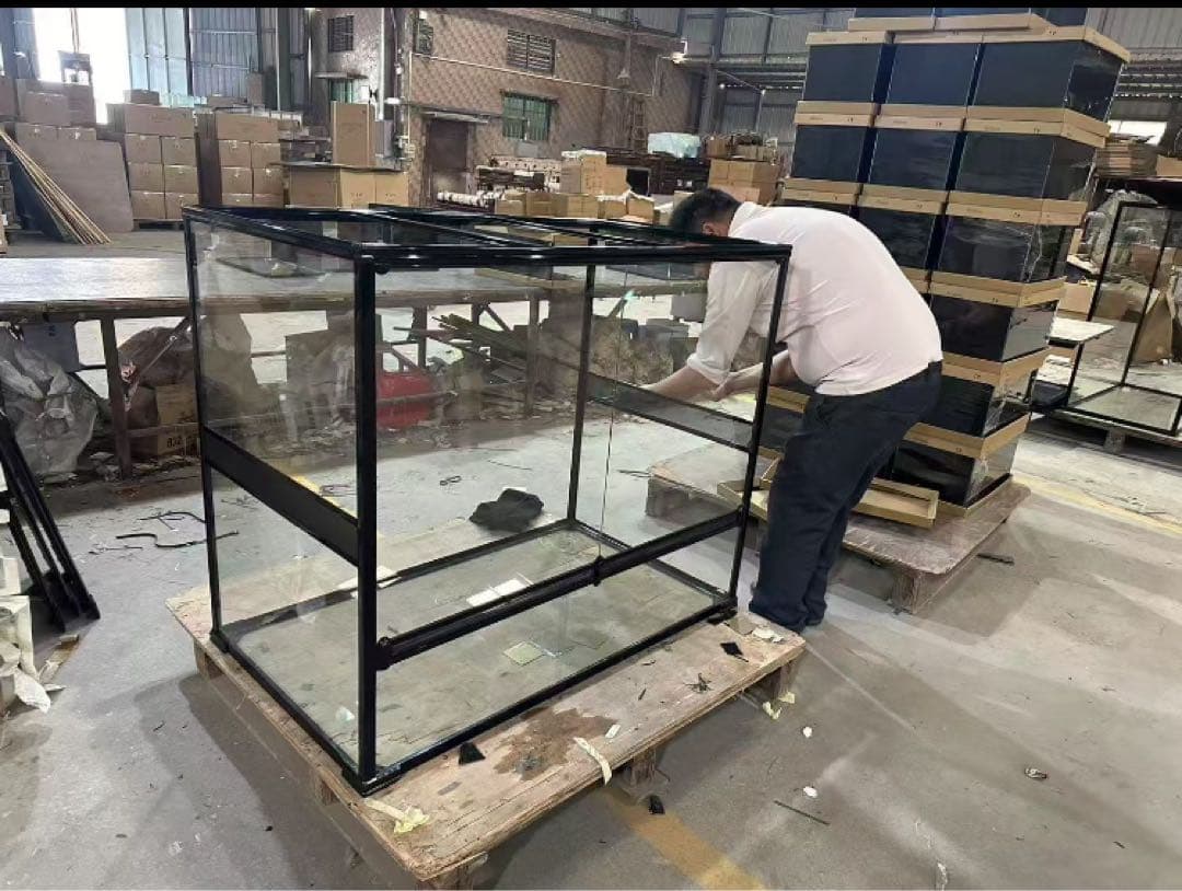 爬虫類用品卸爬虫類飼育ガラスケージ両生類飼育ケージ603030cm首都圏自社発送