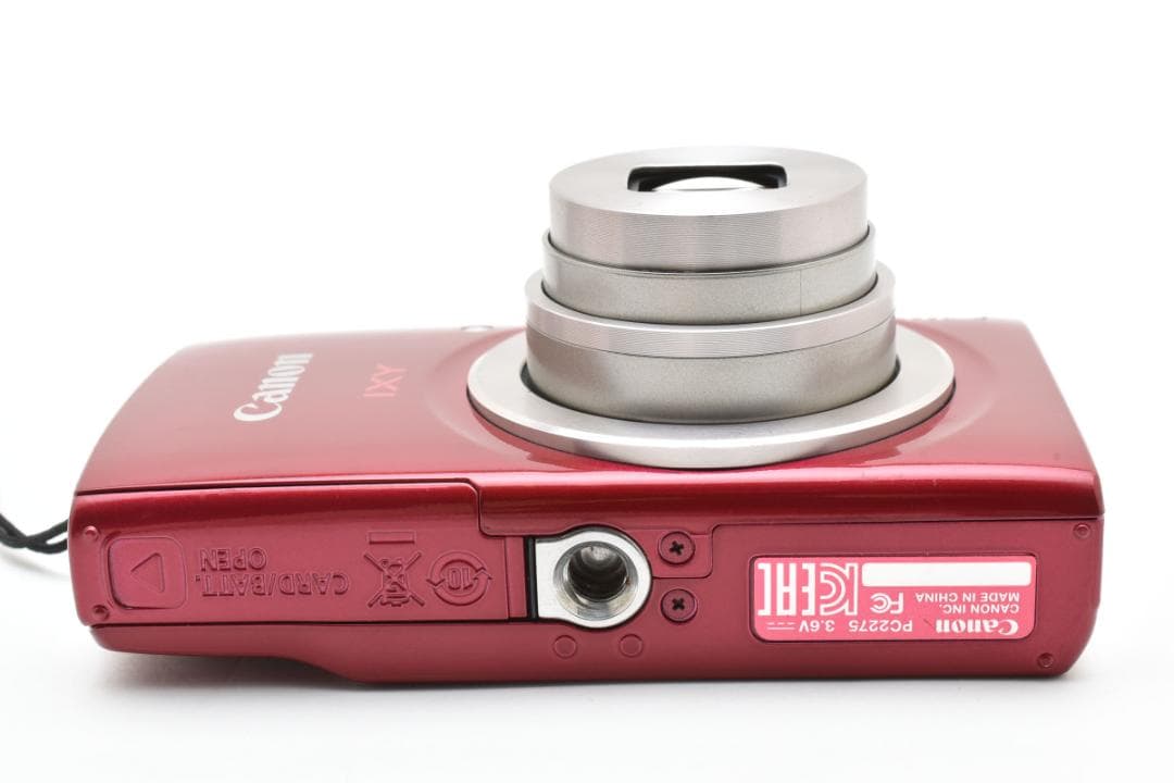 CANON IXY 180 RED キャノン コンタクトデジタルカメラ 赤