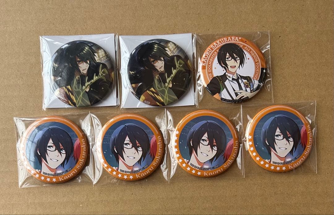 SideM 桜庭薫 缶バッジ 紙類