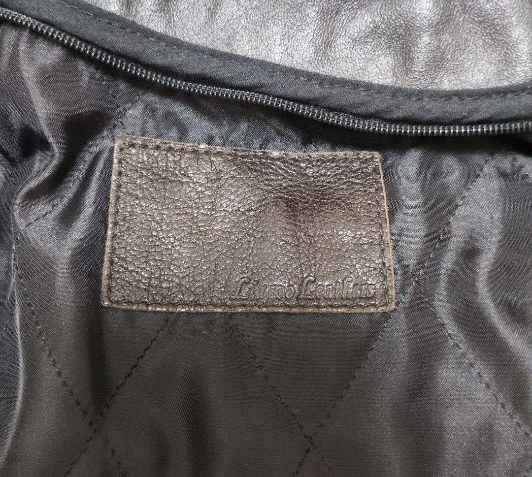 リューグー馬革 シングルライダースジャケットS(Mサイズ相当)ライナー付き