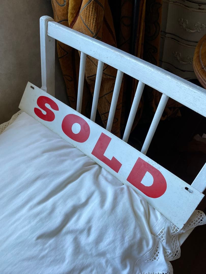 チョビホーロー　メタル　サイン　プレート　看板　SOLD アメリカ　横長