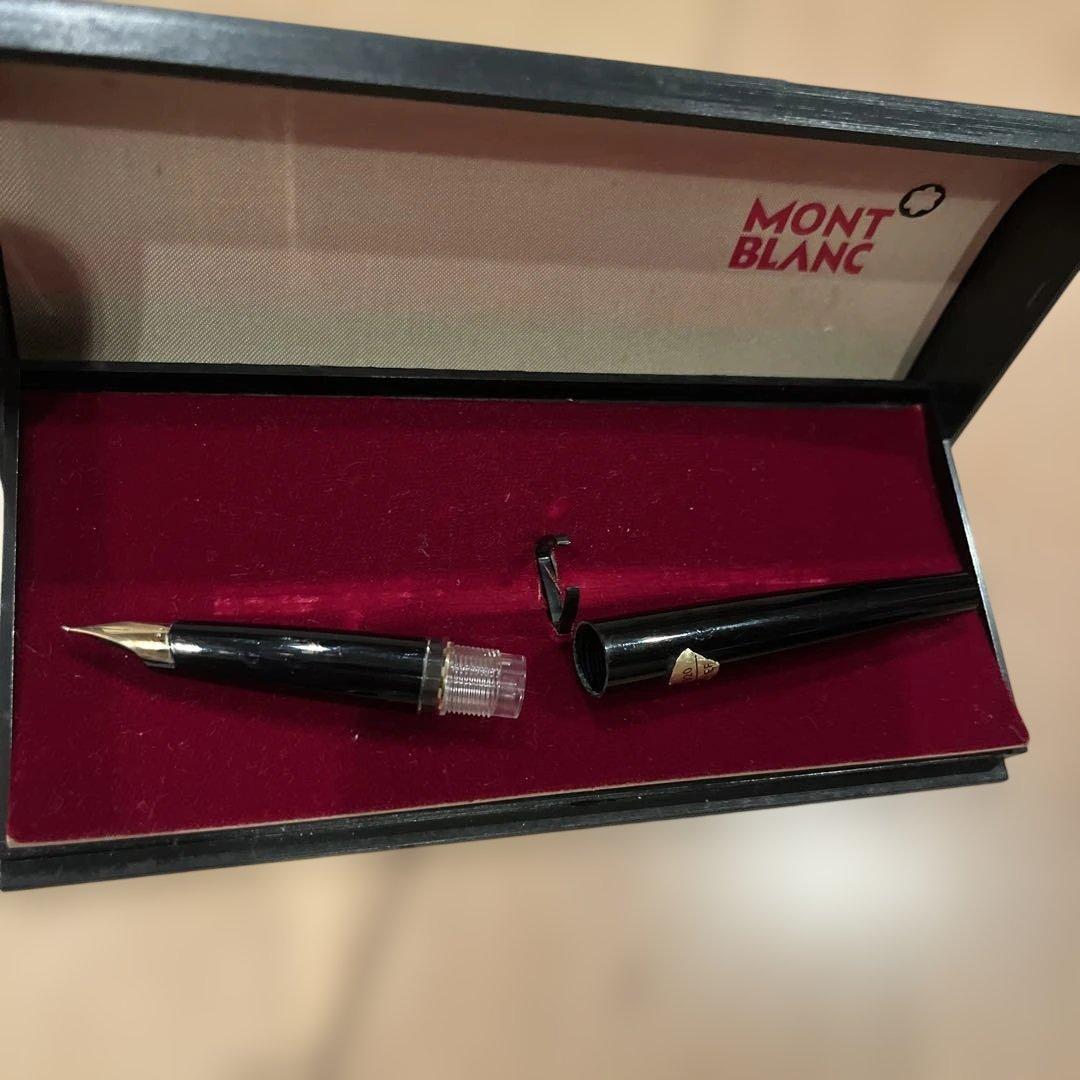 MONT BLANC ブラック万年筆585　アンティーク　レトロ
