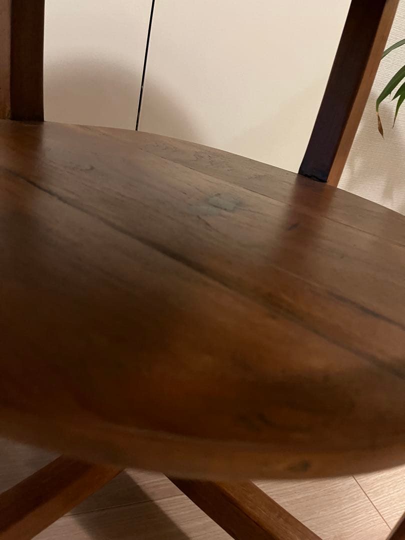 円形テーブル　約60cm 天然木