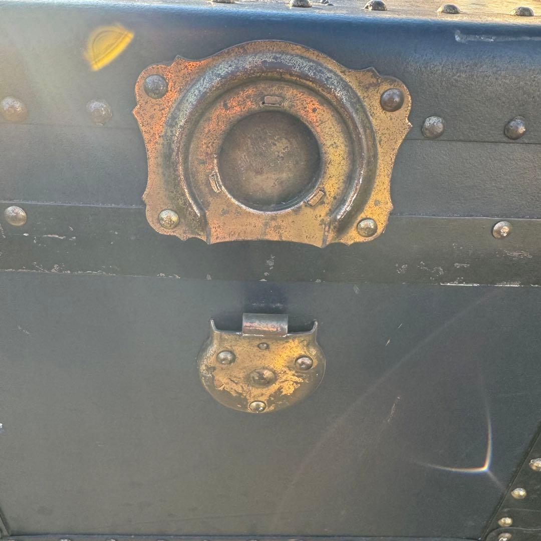 石川トランク製大型船舶トランク 海軍 戦前物？ヴィンテージ昭和レトロアンティーク