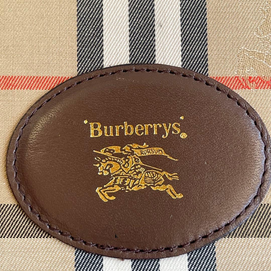 極美品✨バーバリー　スーツバッグ　ガーメントケース　ノバチェック　ホースロゴ