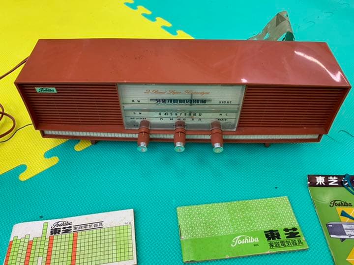 アンティーク　東芝ラジオ　かなりやPS