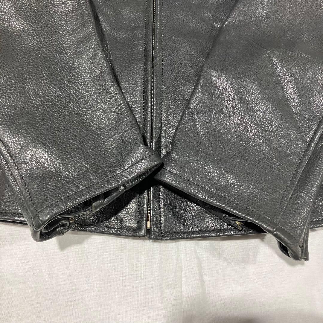 MOTO-FIELD 本革 シングルライダース レザージャケット L