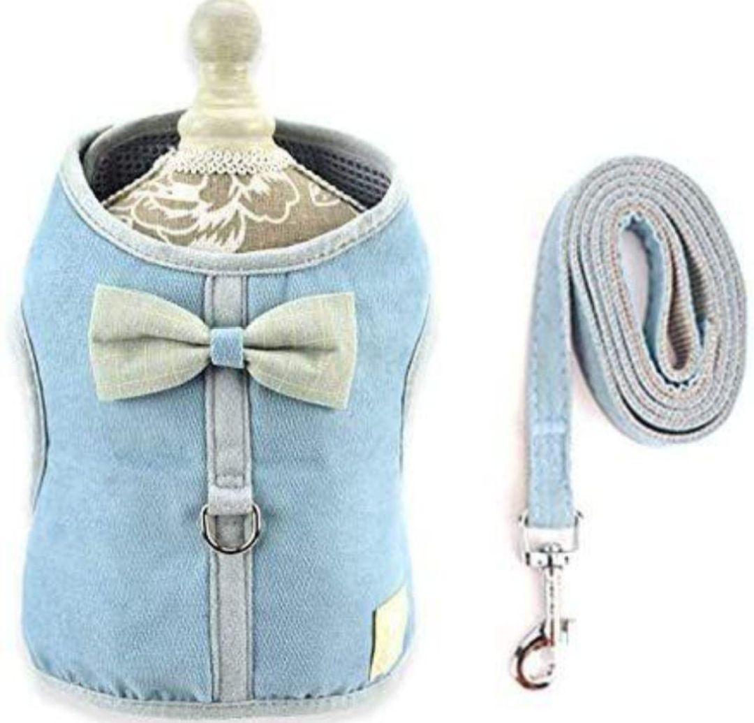 人気ブランド！Kisata リード 一体型 首輪 猫 犬  ハーネス  メッシュ