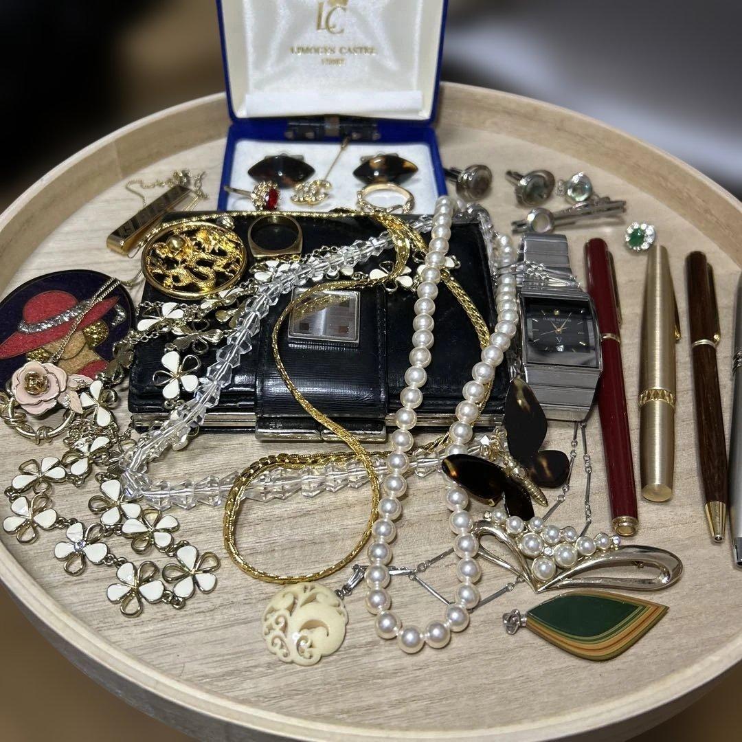 は*ー様 k18 18k遺品整理 アクセサリー 刻印有　財布　喜平ネックレス　時