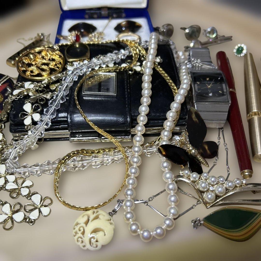 は*ー様 k18 18k遺品整理 アクセサリー 刻印有　財布　喜平ネックレス　時