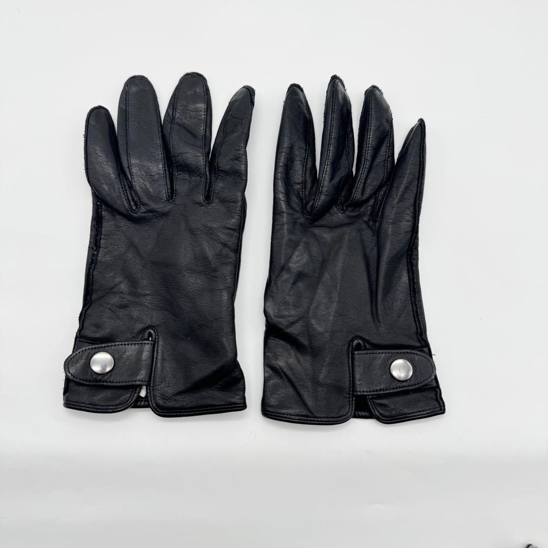 Yohji Yamamoto POUR HOMME レザーグローブ 手袋 ボタン