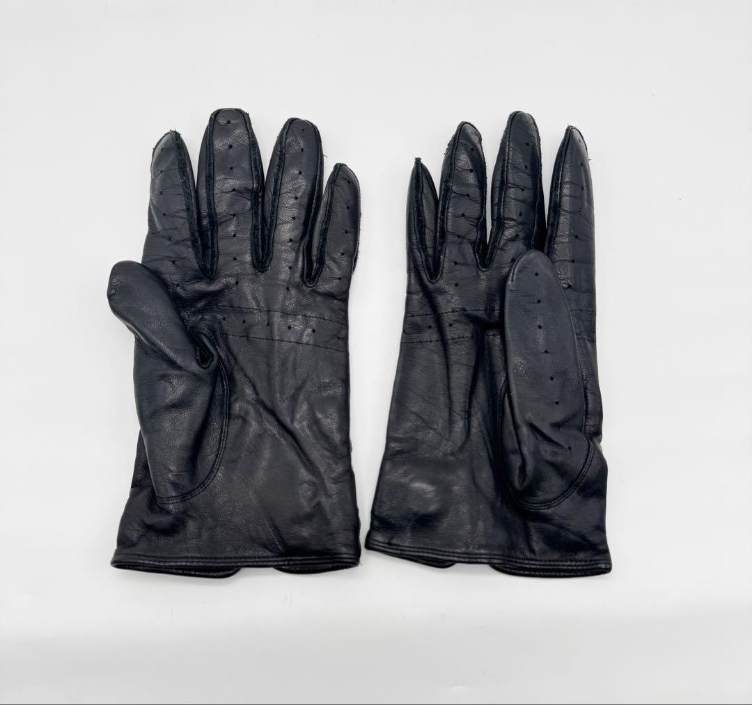 Yohji Yamamoto POUR HOMME レザーグローブ 手袋 ボタン