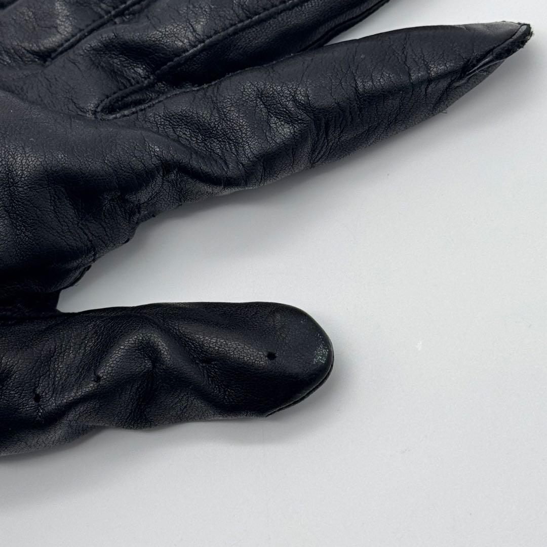 Yohji Yamamoto POUR HOMME レザーグローブ 手袋 ボタン