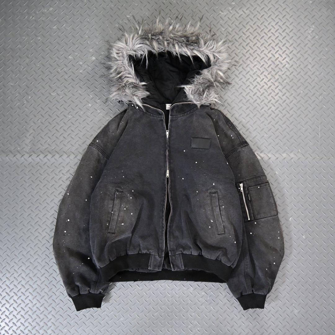 【大幅値下げしました‼️】地底人ONLINE ウォッシュドファージャケット