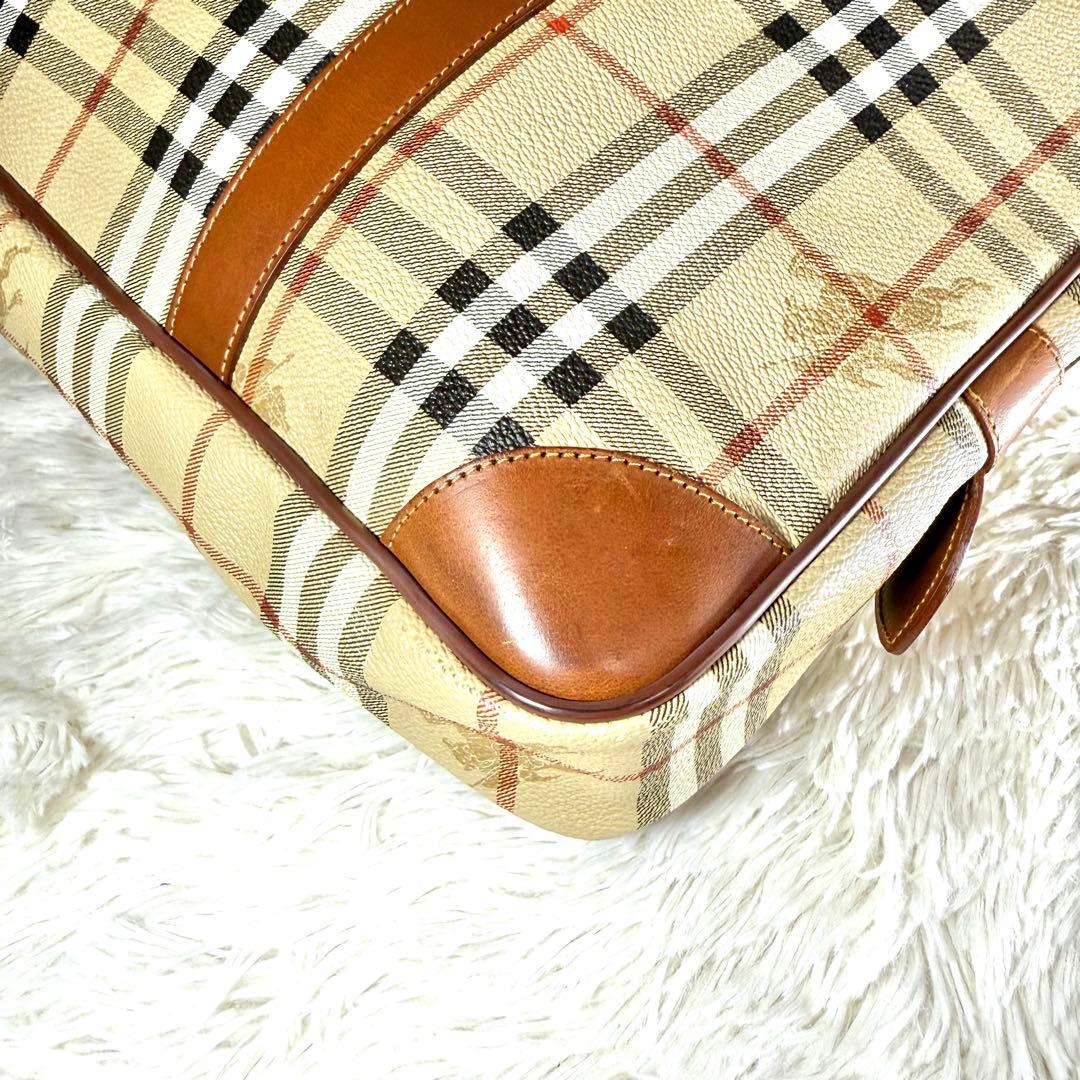 BURBERRY バーバリー ブリーフケース ビジネスバッグ PVC ブラウン