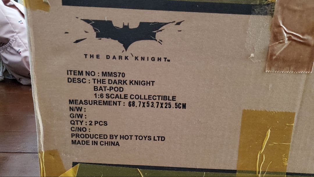 美品・開封確認のみ HotToys バットポッド＋RAH バットマン＆ジョーカー