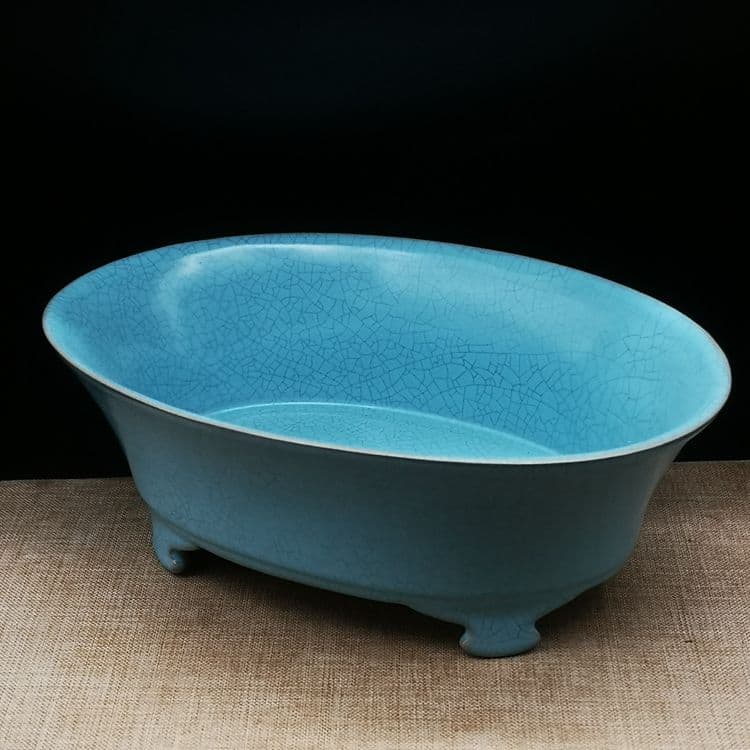 水仙鉢 禅意生け花器 水培陶磁 華道磁器 置物