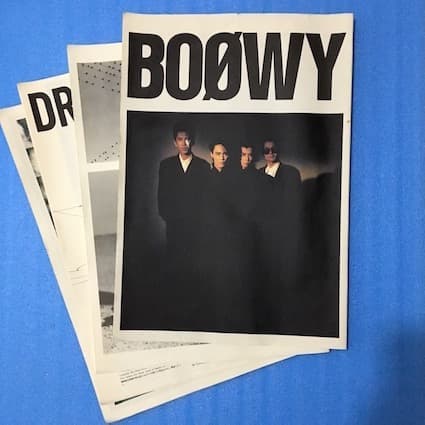 BOOWY 1987年 ツアーパンフ 超大型B1ポスター版