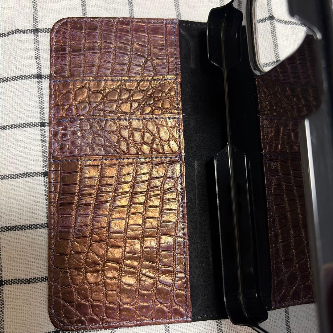 オリジナルパースナカムラ　クロコダイルiPhone75Proケース