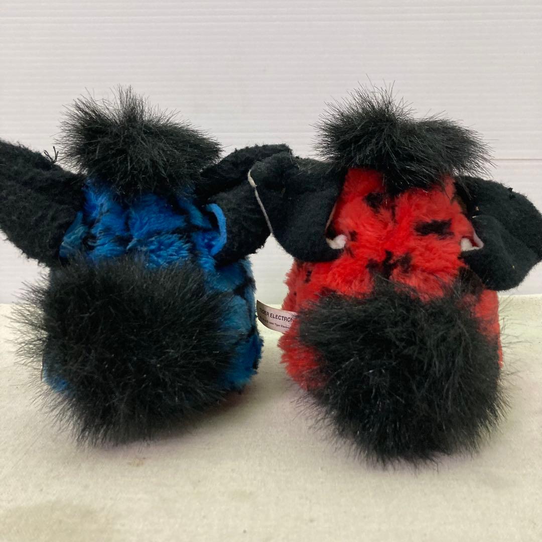 TOMY　トミー　初代ファービー 1999年 ブルー×ブラック　レッド×ブラック