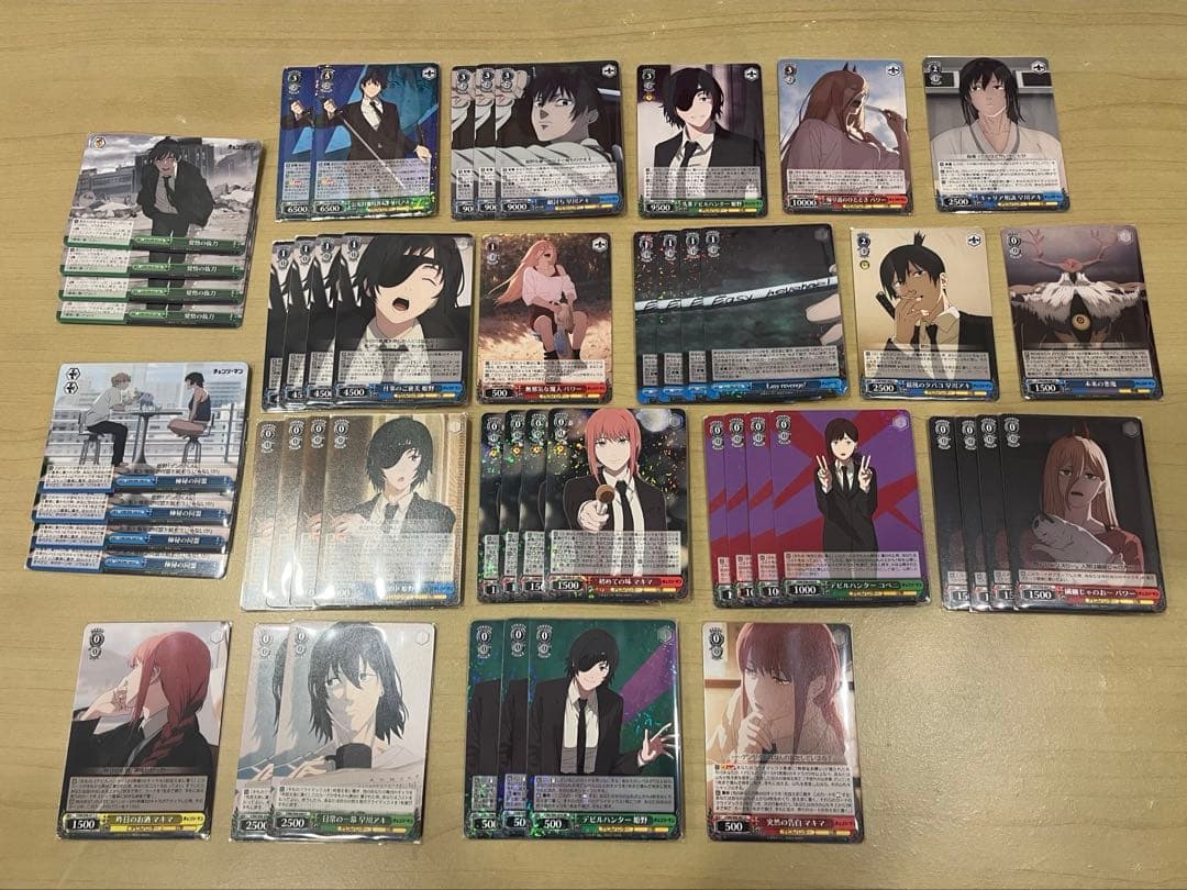 ヴァイスシュヴァルツ　チェンソーマン　デッキ　パーツ付き