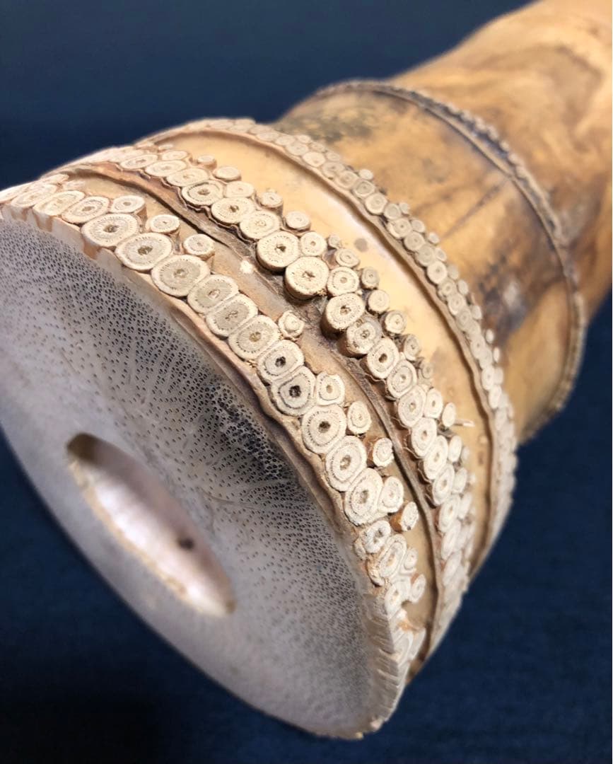 割引❗️《R》茶道具 竹花入 竹器師 西川媒玄作 落とし付 共箱 251022い5