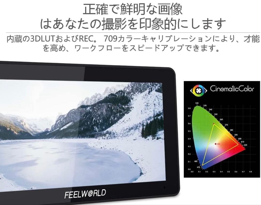 FEELWORLD F6 Plus V2 専用モニターケージ付き