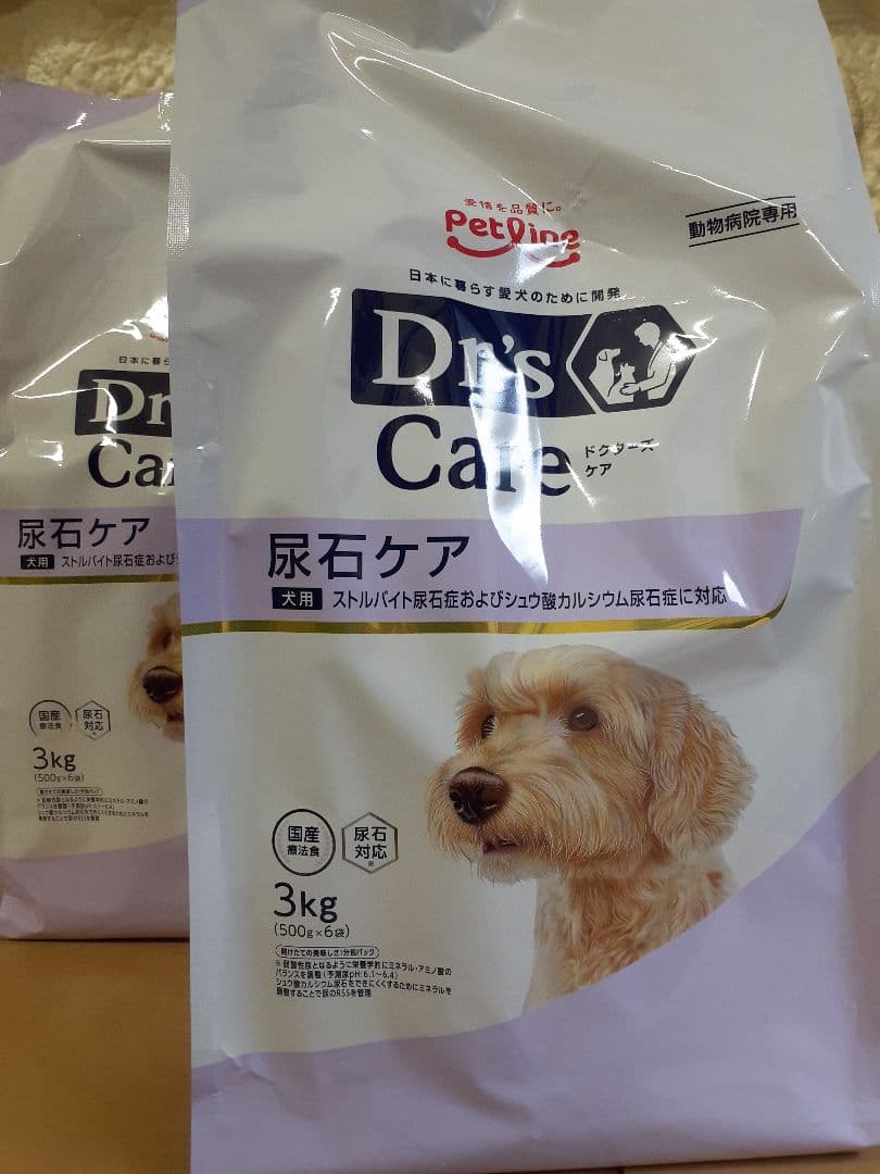 のんちゃん❣️様ドクターズケア犬用療法食尿石ケア3kg×2袋