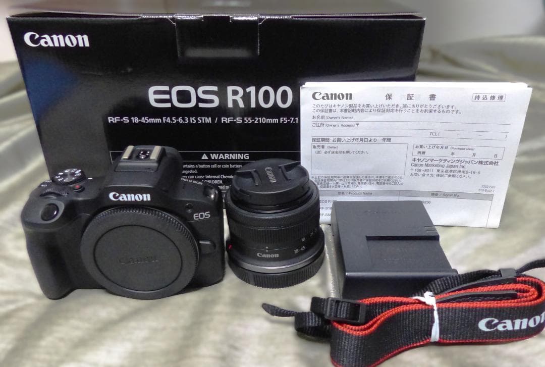 【美品】Canon EOS R100 RF-S 18-45mmキット お買い得品