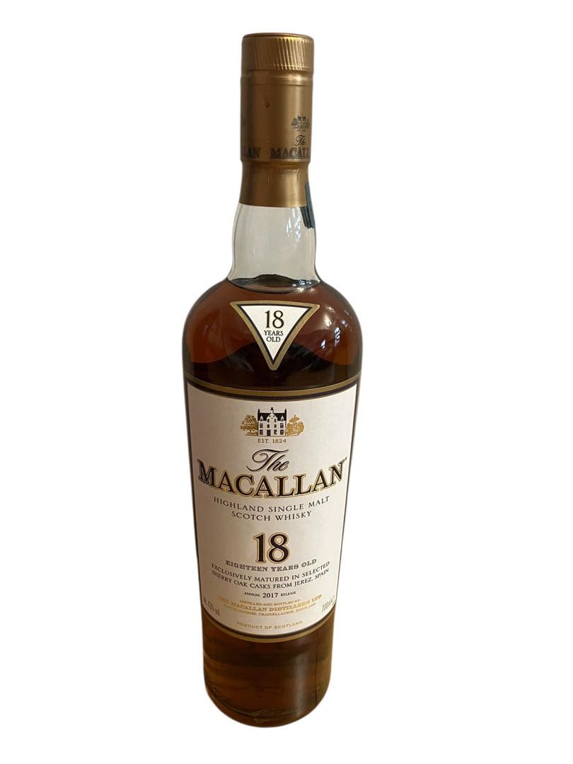 The Macallan 18年 シングルモルトウイスキー 2017年