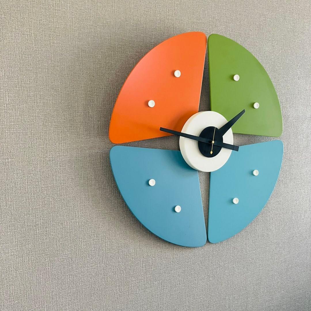 正規品 廃盤色 ペタルクロック マルチカラー vitra ジョージ・ネルソン