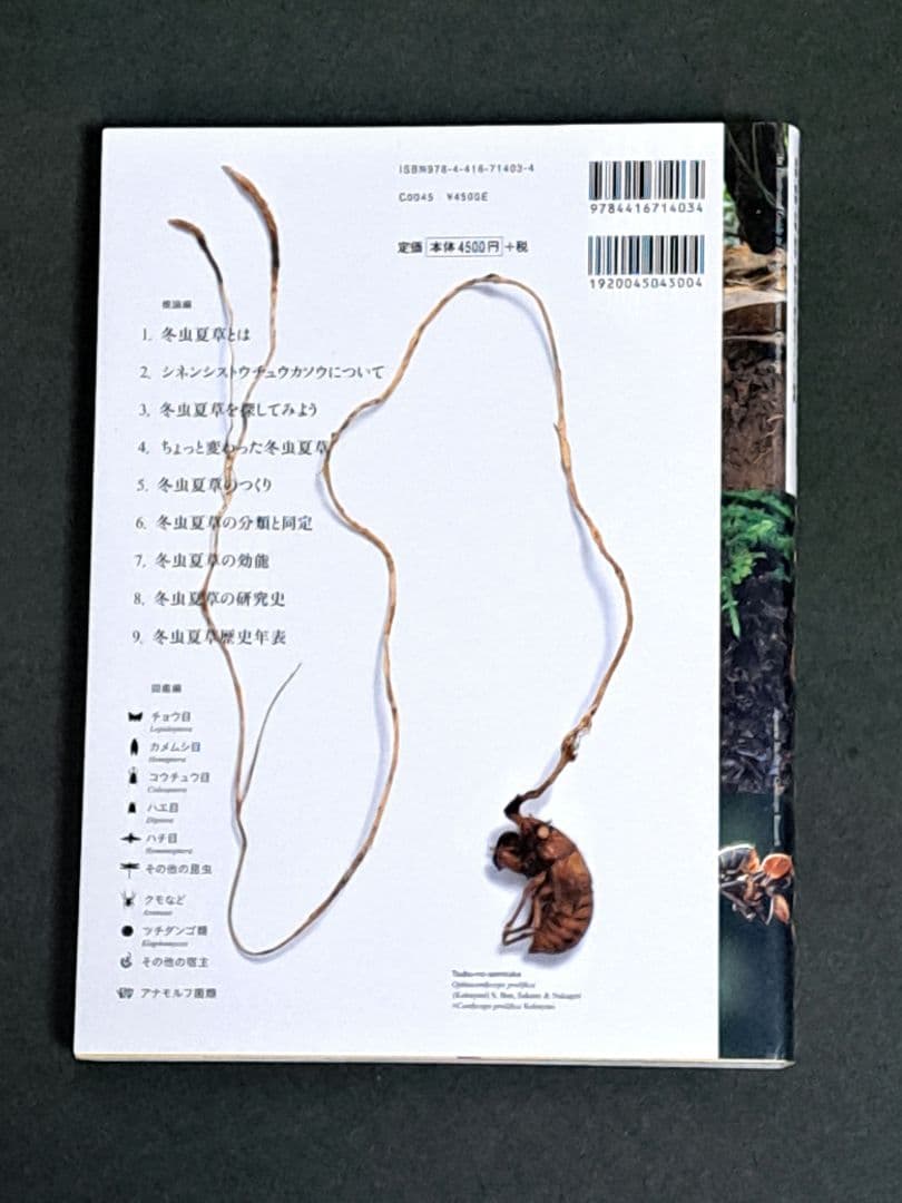 冬虫夏草生態図鑑 採集・観察・分類・同定、効能から歴史まで 240種類