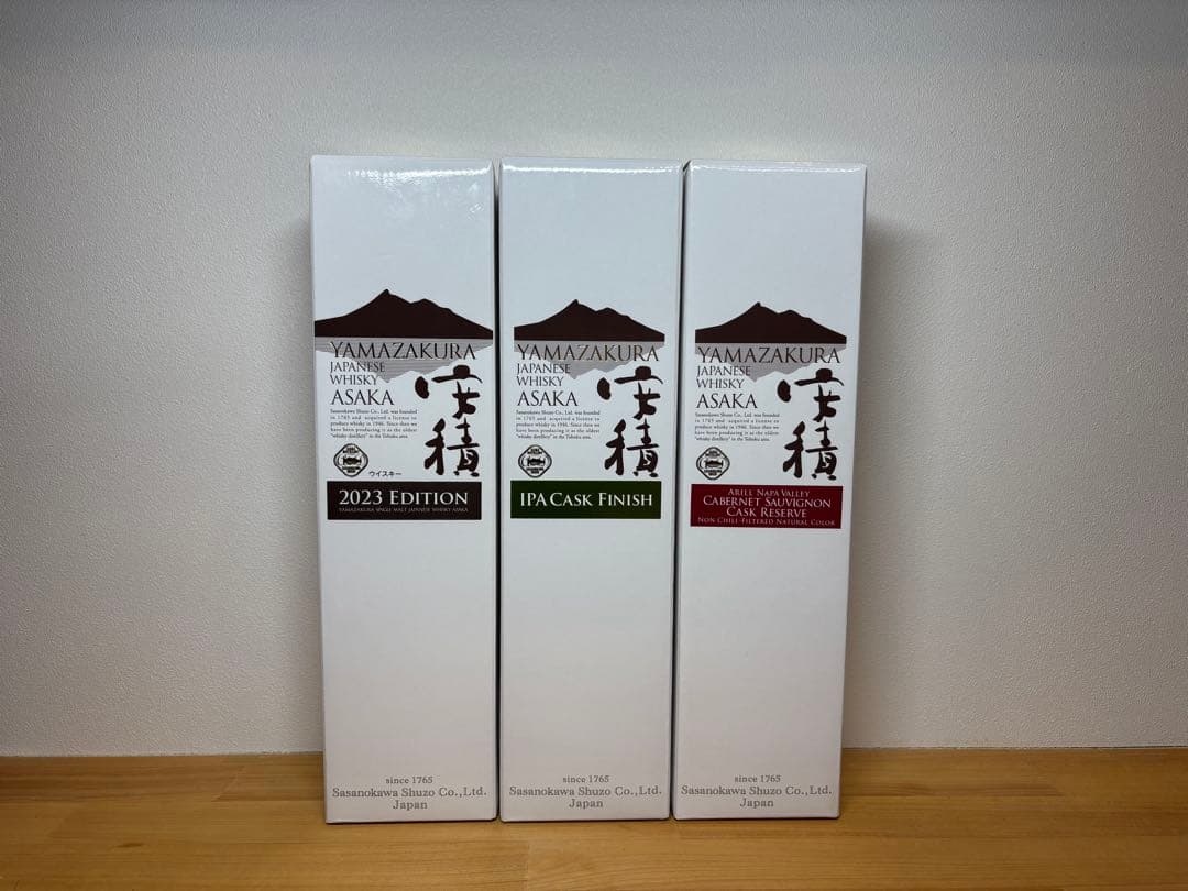 安積シングルモルトウイスキー ３本セット