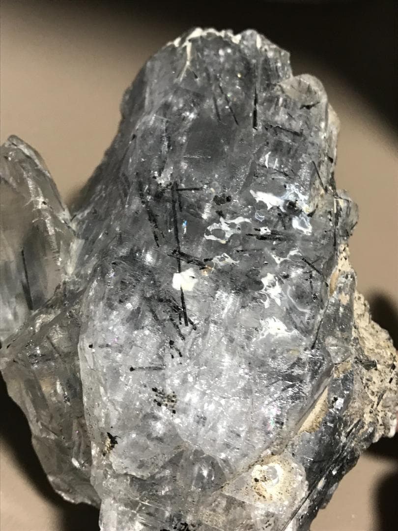 ヒマラヤ水晶　ブラックトルマリン入り水晶