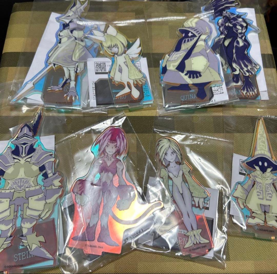 ファイナルファンタジー9 ff9 　トランスアクリルスタンド　8点