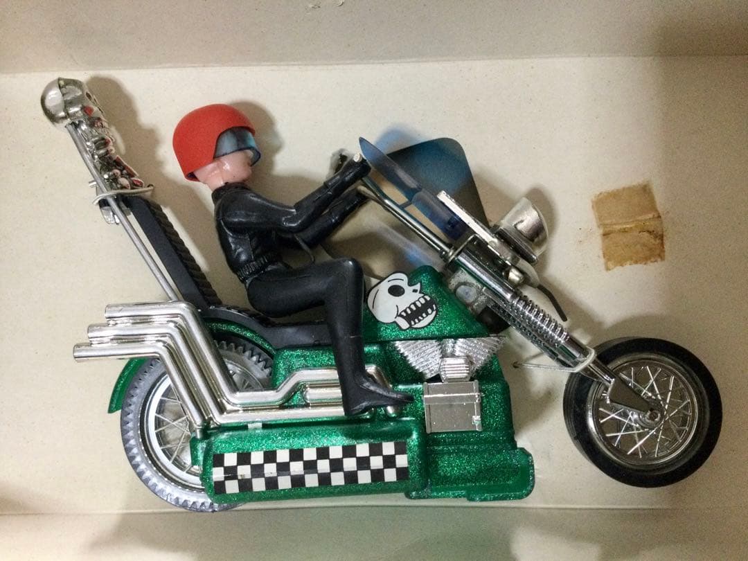 野村トーイ スクリーマンデモン スタントマシンセット 当時物 箱付き チョッパー