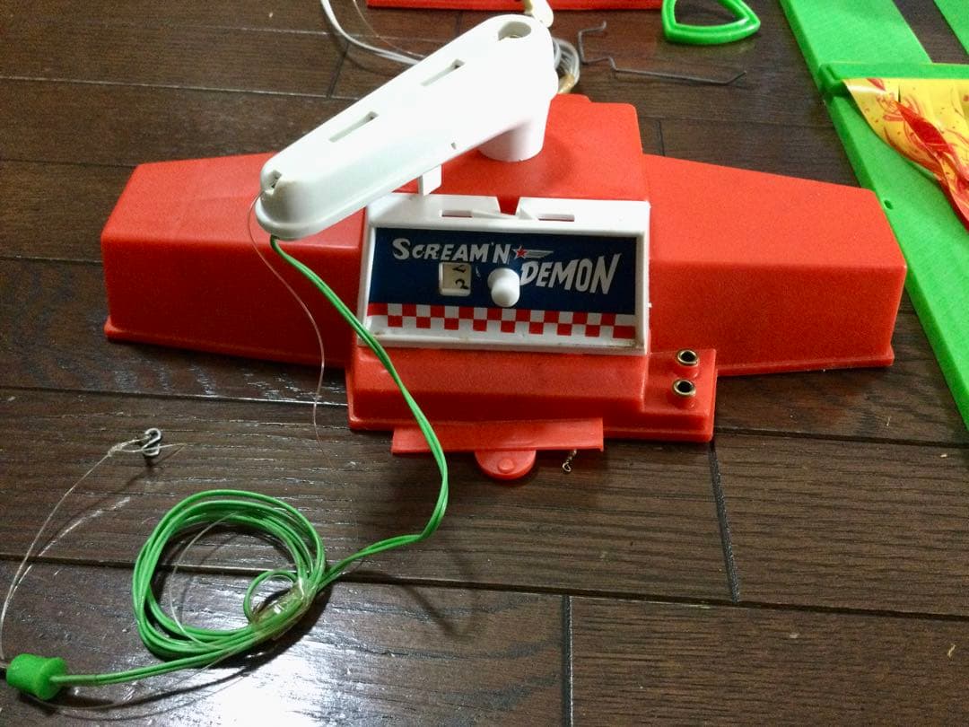野村トーイ スクリーマンデモン スタントマシンセット 当時物 箱付き チョッパー