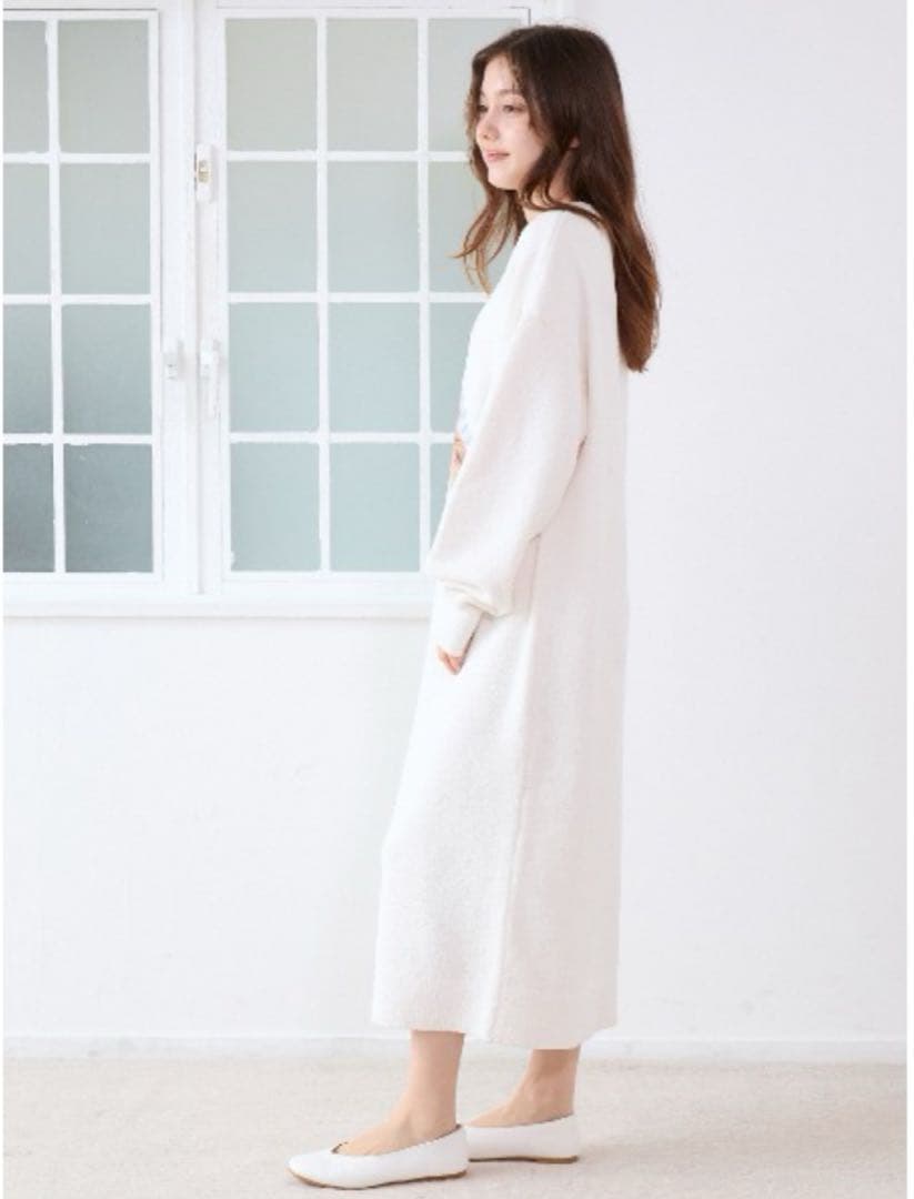 【新品未使用】ジェラートピケ　シーズージャガードワンピース