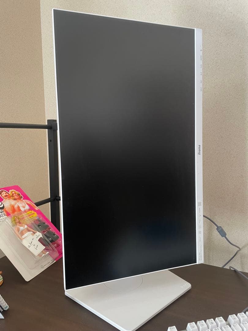 iiyama ホワイト ディスプレイ 本体