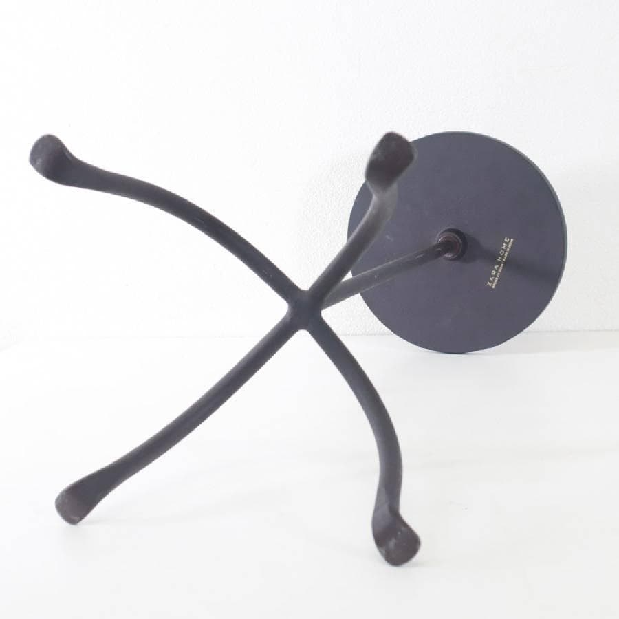 ザラホーム アンティーク仕上げ メタル サイドテーブル アルミニウム 鉄