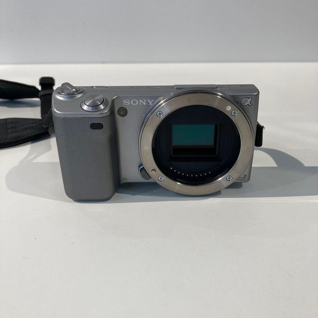 s1799 SONY α ミラーレスカメラ シルバー 充動作未確認 アルファ