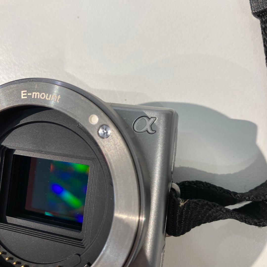 s1799 SONY α ミラーレスカメラ シルバー 充動作未確認 アルファ