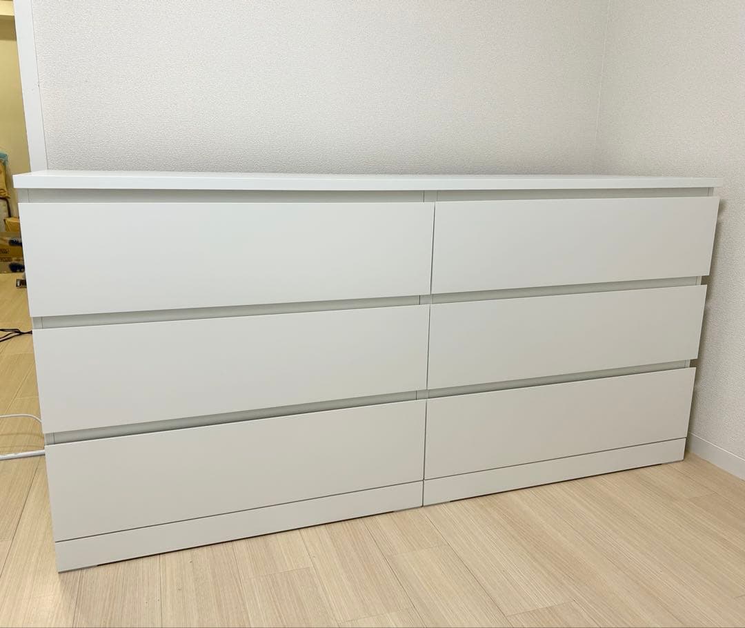 IKEA MALM（マルム）チェスト6段 ホワイト