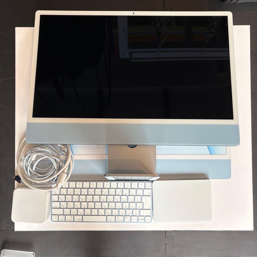iMac 24インチ ブルー4.5K Retinaディスプレイモデル