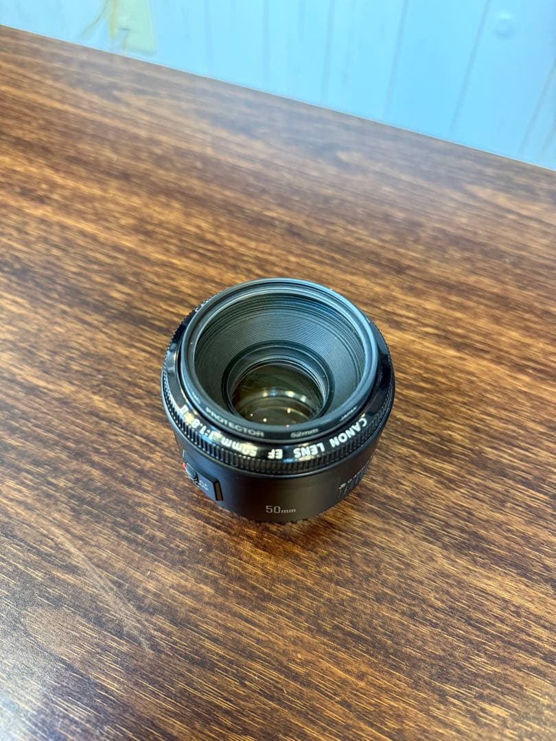 Canon 50mm 単焦点レンズ 52mmフィルター　秀逸