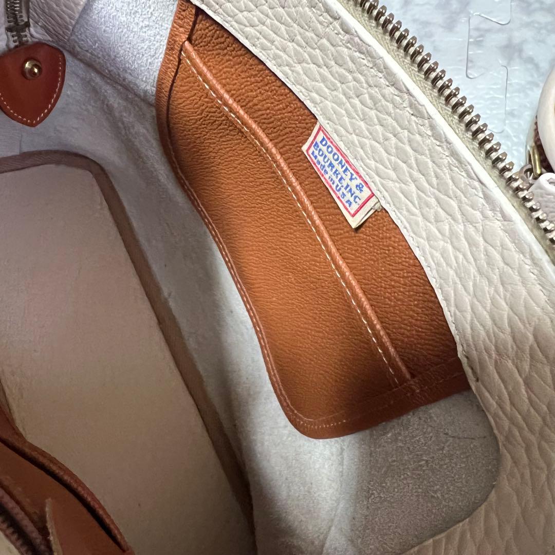 希少ポーチ付 ドゥーニー＆バーク ハンドバッグ 2way ヴィンテージ