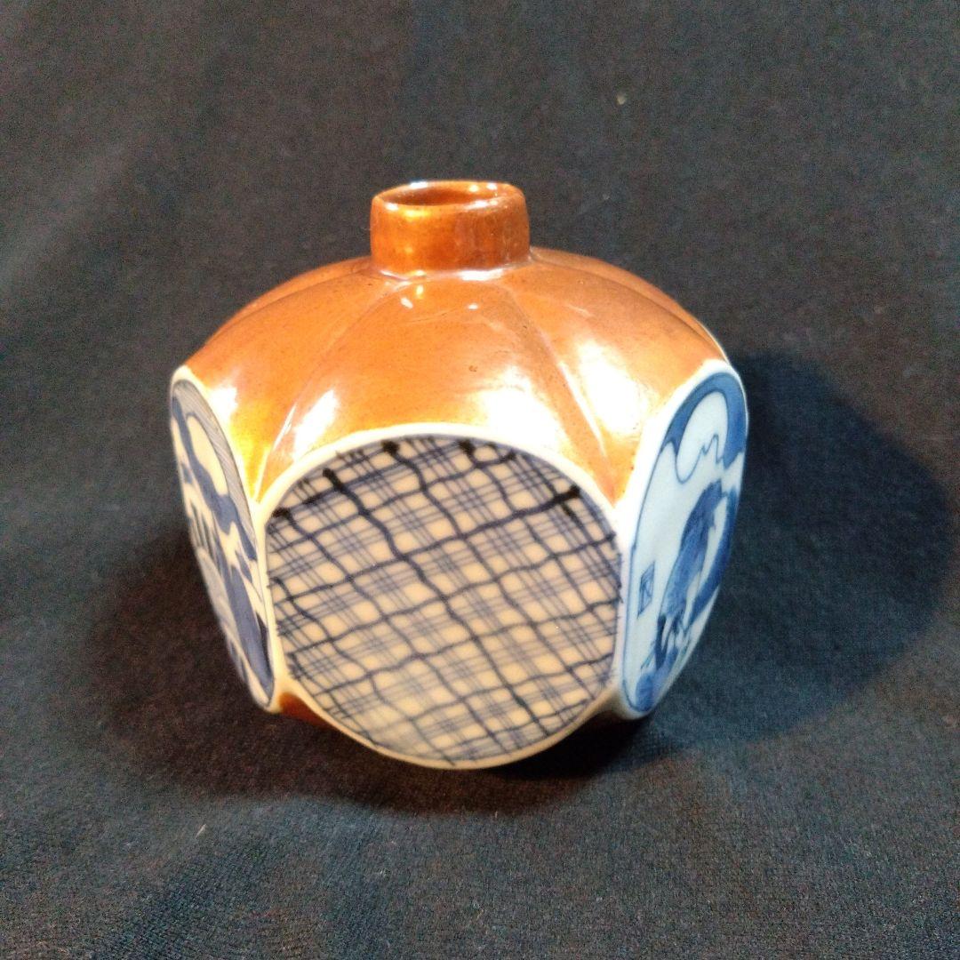 古伊万里錆釉兎文小壺