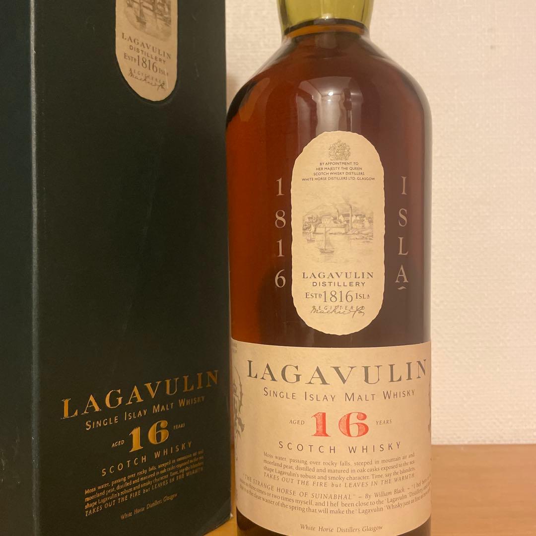 ラガヴーリン16年 1980年代流通 White Horse表記 1000ml