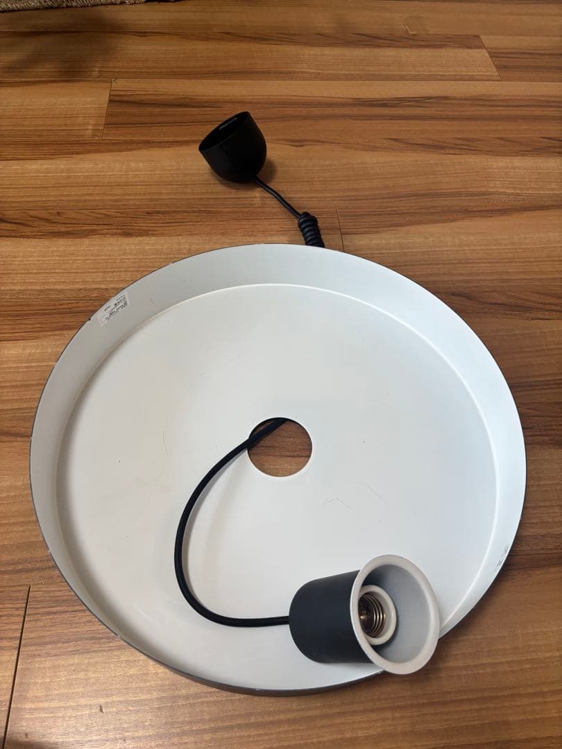 デコランプ　flame 黒　ペンダントライト φ400mm