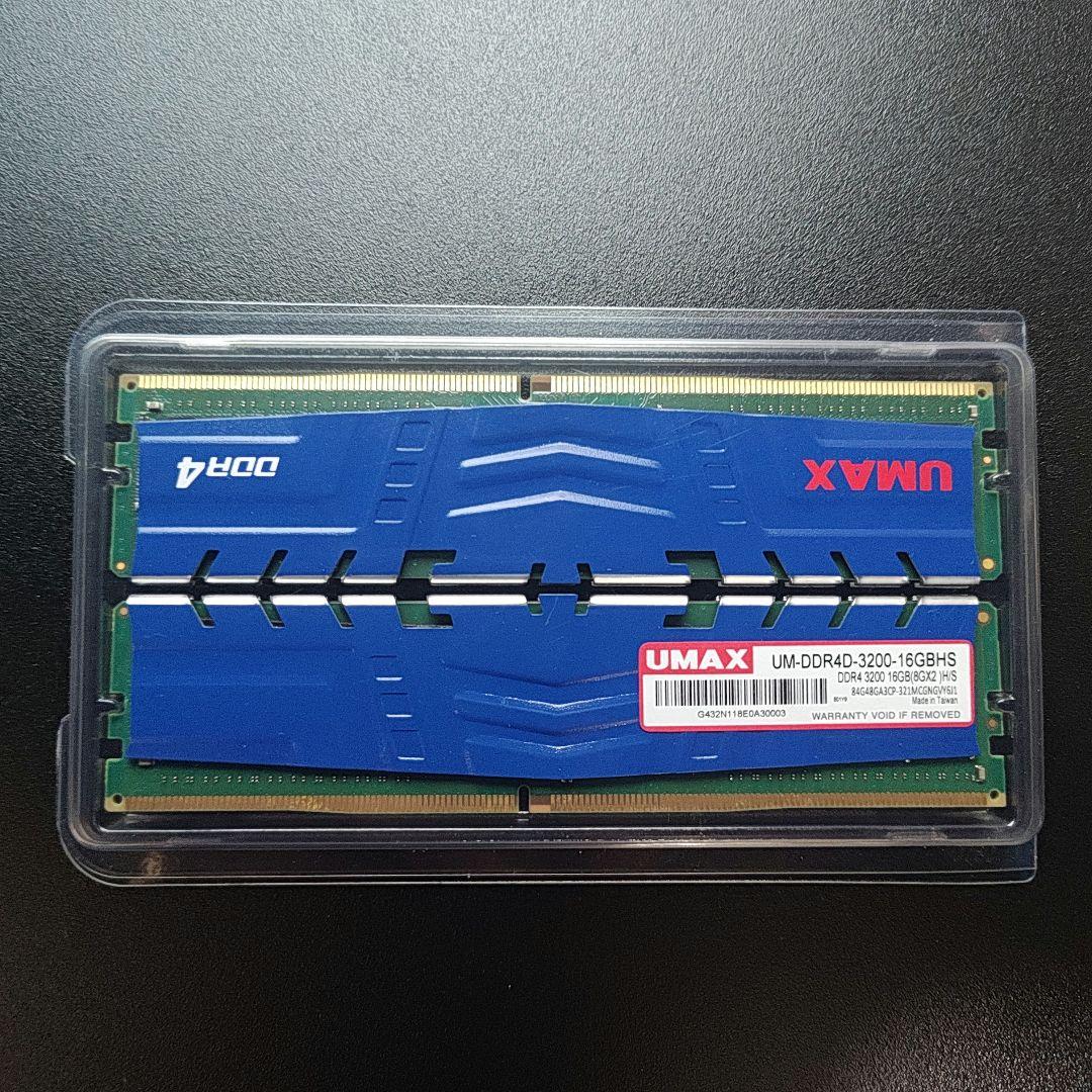 UMAX DDR4 3200 16GB(8GB×2) メモリ